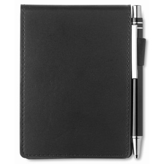 Libreta A7 publicitaria con funda de PU